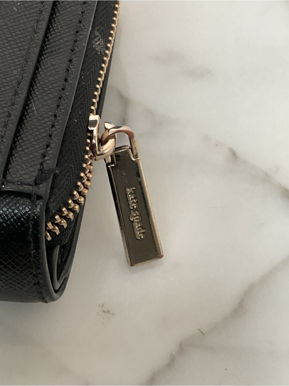 kate spade Black Quilted Leather Mini Backpack with Matching Zip Wallet EUC - Picture 8 of 14